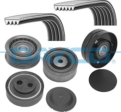 Dayco KPV864 - Jeu de courroies trapézoïdales à nervures droxauto.com