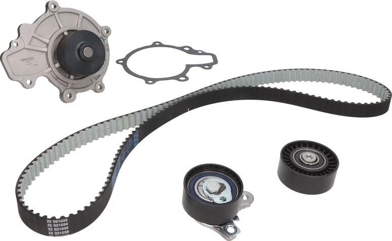 Dayco KTBWP9760 - Pompe à eau + kit de courroie de distribution droxauto.com