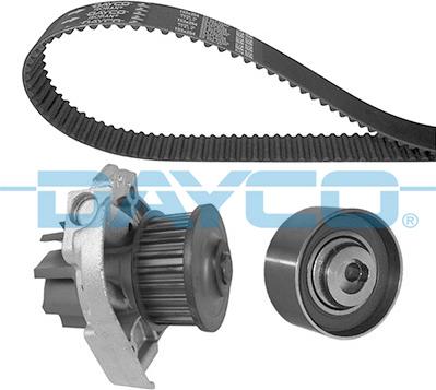 Dayco KTBWP5130 - Pompe à eau + kit de courroie de distribution droxauto.com