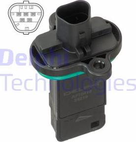 Delphi AF10419-12B1 - Débitmètre de masse d'air droxauto.com