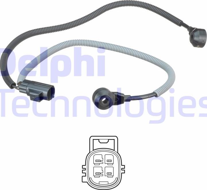 Delphi AS10240 - Capteur de cognement droxauto.com