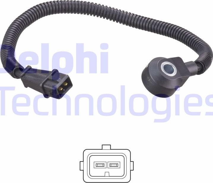 Delphi AS10258 - Capteur de cognement droxauto.com