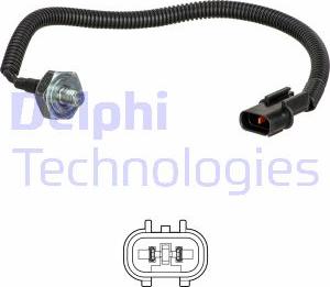 Delphi AS10257 - Capteur de cognement droxauto.com