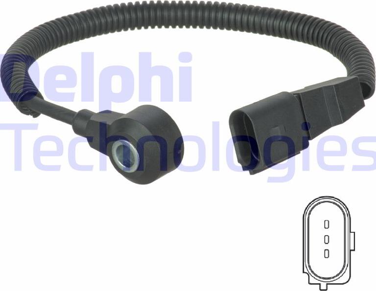Delphi AS10206 - Capteur de cognement droxauto.com