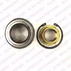 Delphi BK1404 - Kit de roulements de roue droxauto.com
