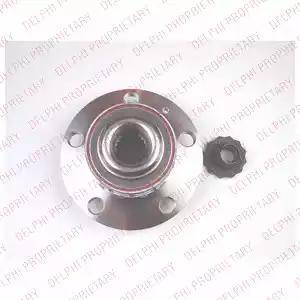 Delphi BK1387 - Moyeu de roue droxauto.com