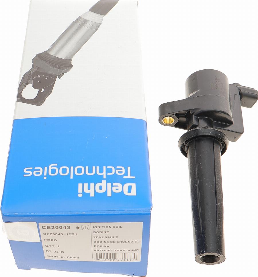 Delphi CE20043-12B1 - Bobine d'allumage droxauto.com