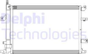 Delphi CF20316 - Condensateur, climatisation droxauto.com