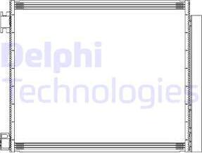 Delphi CF20313 - Condensateur, climatisation droxauto.com