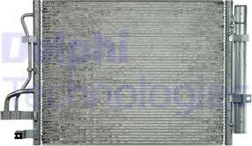 Delphi CF20227 - Condensateur, climatisation droxauto.com