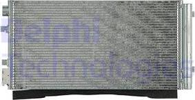 Delphi CF20275 - Condensateur, climatisation droxauto.com