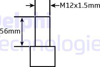 Delphi DG5395 - Amortisseur droxauto.com