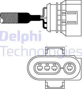 Delphi ES10977-12B1 - Sonde lambda droxauto.com