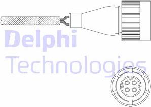 Delphi ES11057-12B1 - Sonde lambda droxauto.com