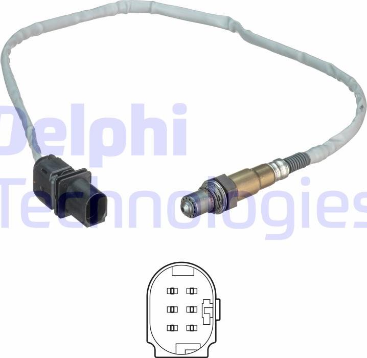 Delphi ES20541-12B1 - Sonde lambda droxauto.com