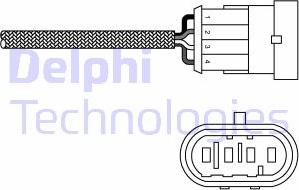 Delphi ES20231-12B1 - Sonde lambda droxauto.com