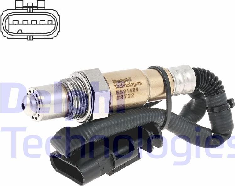 Delphi ES21404-12B1 - Sonde lambda droxauto.com