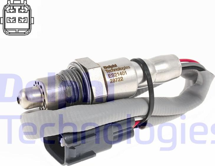 Delphi ES21401-12B1 - Sonde lambda droxauto.com