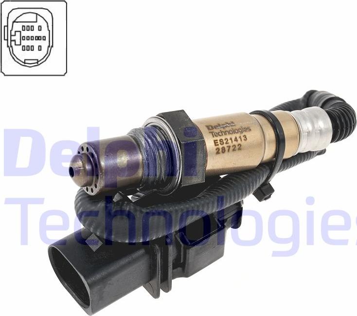 Delphi ES21413-12B1 - Sonde lambda droxauto.com