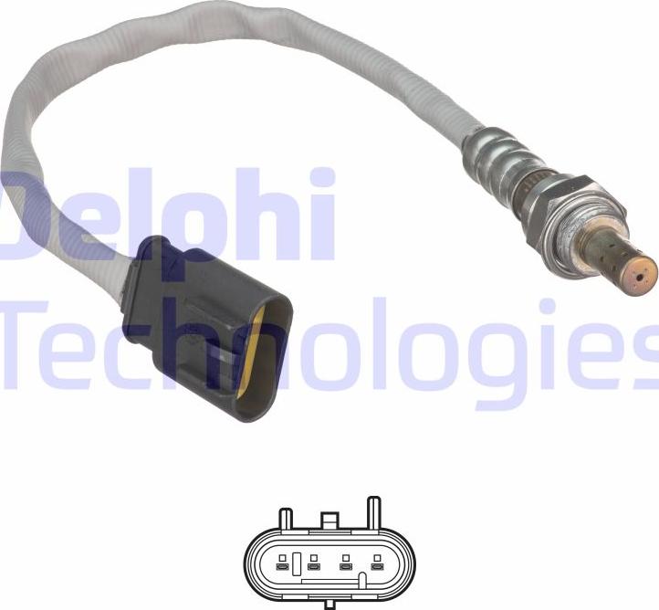 Delphi ES21058-12B1 - Sonde lambda droxauto.com