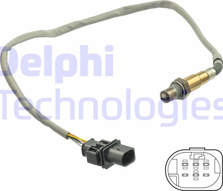 Delphi ES21065-12B1 - Sonde lambda droxauto.com
