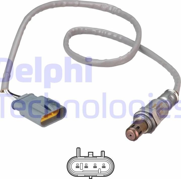 Delphi ES21073-12B1 - Sonde lambda droxauto.com