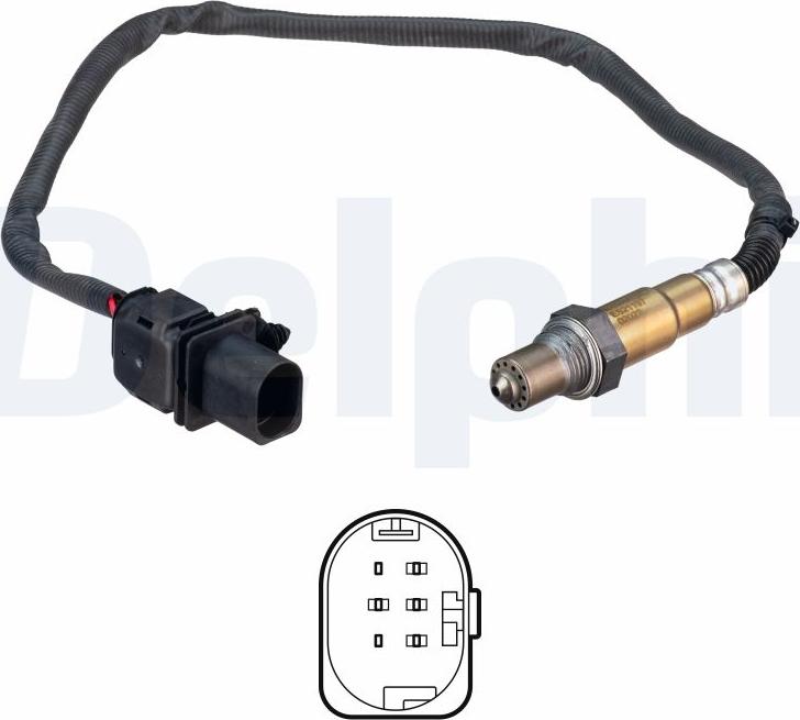 Delphi ES21197-12B1 - Sonde lambda droxauto.com