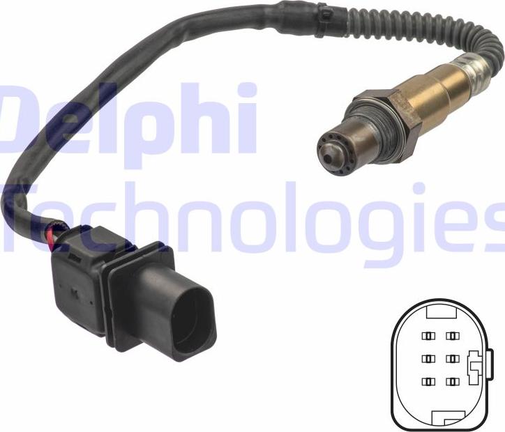 Delphi ES21156-12B1 - Sonde lambda droxauto.com