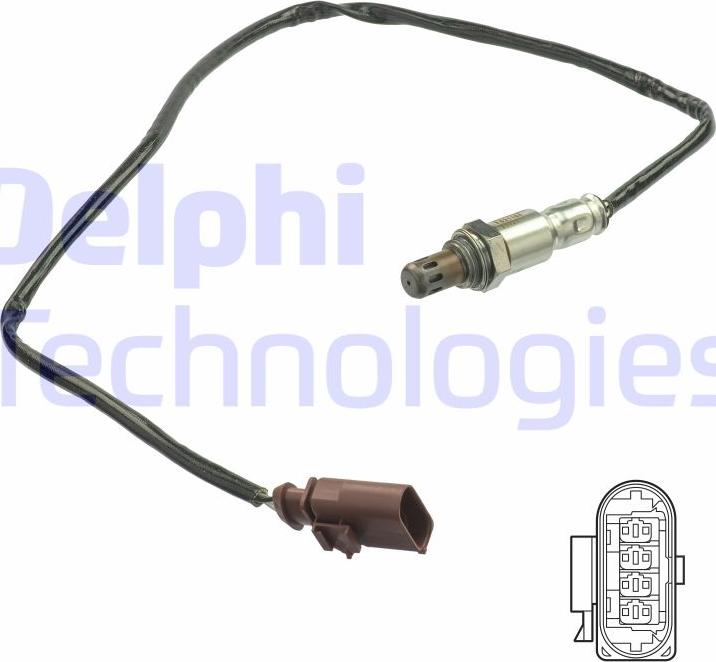 Delphi ES21164-12B1 - Sonde lambda droxauto.com