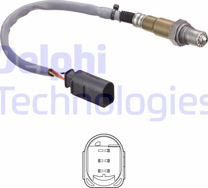 Delphi ES21133-12B1 - Sonde lambda droxauto.com