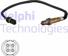 Delphi ES21344-12B1 - Sonde lambda droxauto.com