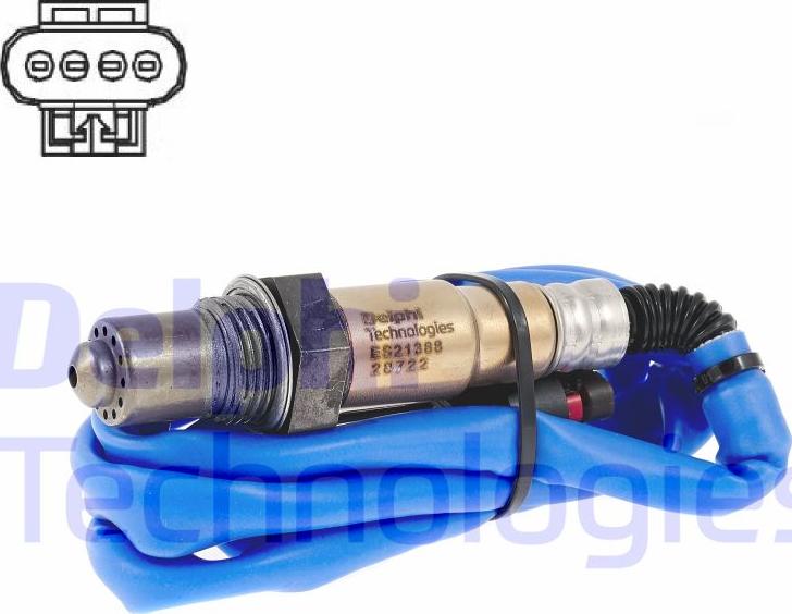 Delphi ES21388-12B1 - Sonde lambda droxauto.com