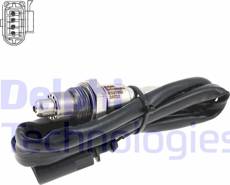 Delphi ES21382-12B1 - Sonde lambda droxauto.com