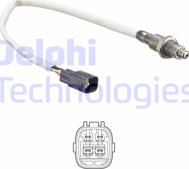 Delphi ES21243-12B1 - Sonde lambda droxauto.com