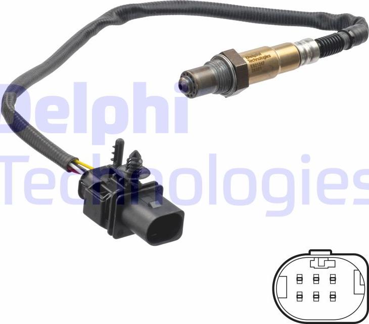 Delphi ES21247-12B1 - Sonde lambda droxauto.com