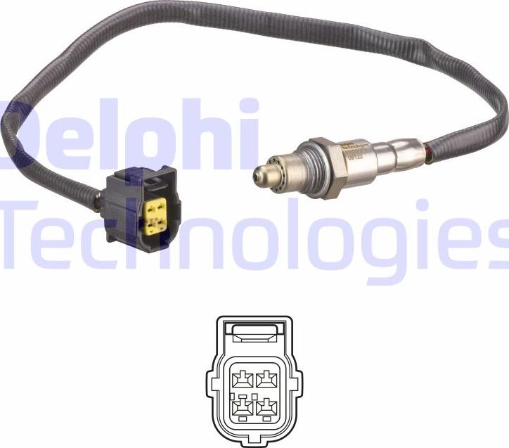 Delphi ES21202-12B1 - Sonde lambda droxauto.com