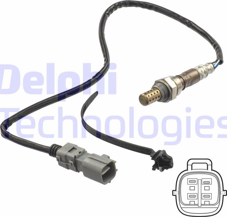 Delphi ES21230-12B1 - Sonde lambda droxauto.com