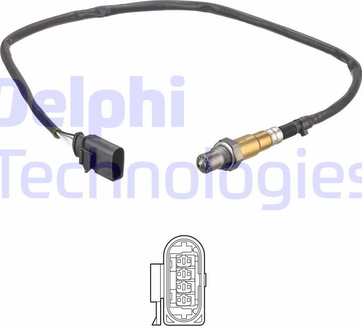 Delphi ES21273-12B1 - Sonde lambda droxauto.com
