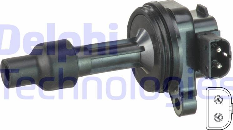 Delphi GN10769-12B1 - Bobine d'allumage droxauto.com