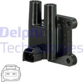 Delphi GN11009-12B1 - Bobine d'allumage droxauto.com