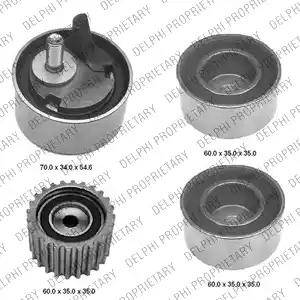 Delphi KDB418 - Kit de distribution droxauto.com