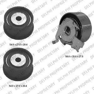 Delphi KDB412 - Kit de distribution droxauto.com