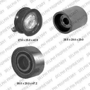 Delphi KDB429 - Kit de distribution droxauto.com