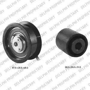 Delphi KDB191 - Kit de distribution droxauto.com