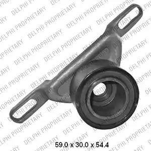 Delphi KDB166 - Kit de distribution droxauto.com