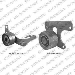 Delphi KDB105 - Kit de distribution droxauto.com