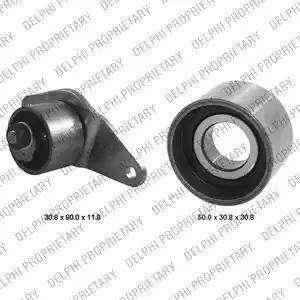 Delphi KDB107 - Kit de distribution droxauto.com