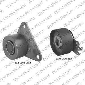 Delphi KDB316 - Kit de distribution droxauto.com