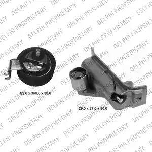 Delphi KDB327 - Kit de distribution droxauto.com