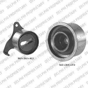 Delphi KDB241 - Kit de distribution droxauto.com